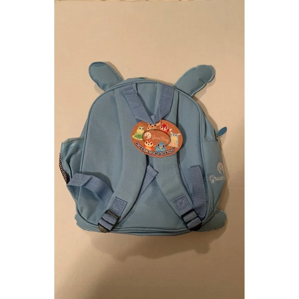 Green Frog Friends Bunny Backpack